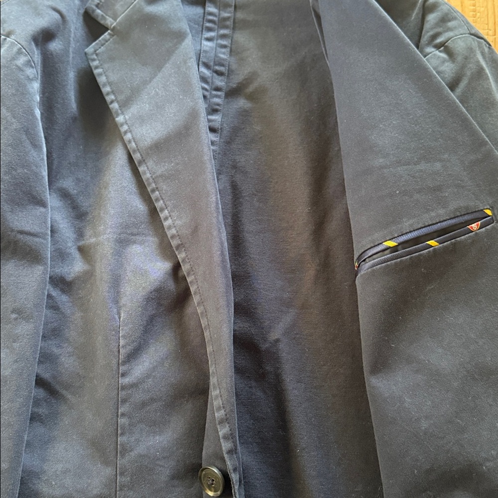 Polo by Ralph Lauren Navy Cotton Blazer - Picture 7 of 7